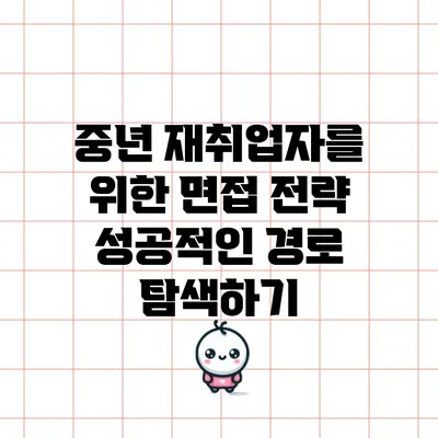 중년 재취업자를 위한 면접 전략: 성공적인 경로 탐색하기
