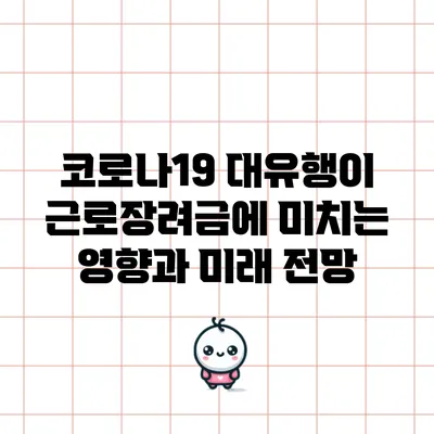 코로나19 대유행이 근로장려금에 미치는 영향과 미래 전망