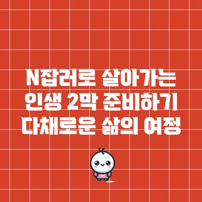 N잡러로 살아가는 인생 2막 준비하기: 다채로운 삶의 여정