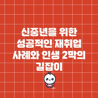 신중년을 위한 성공적인 재취업 사례와 인생 2막의 길잡이