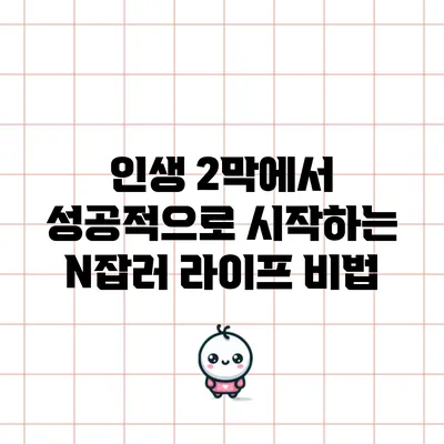 인생 2막에서 성공적으로 시작하는 N잡러 라이프 비법