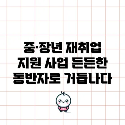 중·장년 재취업 지원 사업: 든든한 동반자로 거듭나다