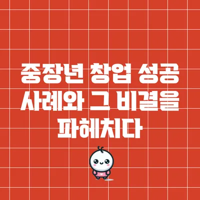 중장년 창업 성공 사례와 그 비결을 파헤치다