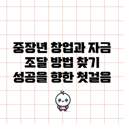 중장년 창업과 자금 조달 방법 찾기: 성공을 향한 첫걸음