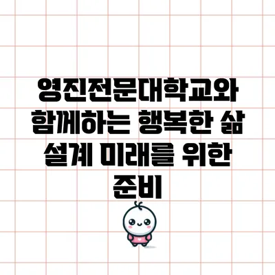 영진전문대학교와 함께하는 행복한 삶 설계: 미래를 위한 준비